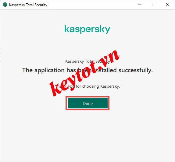 cài đặt Kaspersky Total Security